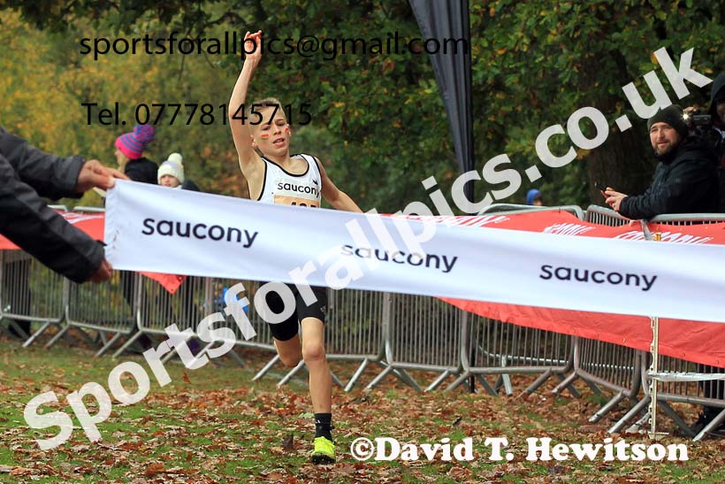 Boys Under-13s, 2022 National Cross Country Relays, Berry Hill Park, Mansfield.  Photo: David T. Hewitson/Sports for All Pics